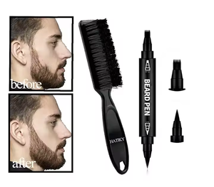 Barba penna riempitivo per gli uomini 2 in1 doppia punta penna a inchiostro matita riempitivo barba riempitivo penna per gli uomini - Product Image 5
