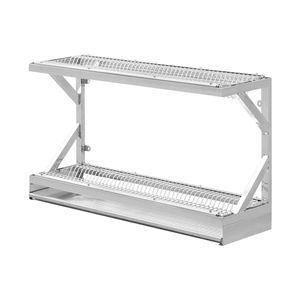 Nuevo Diseño móvil de acero inoxidable, 4 niveles, soportes de almacenamiento ajustables, escurridor, estante de secado de platos multicapa de Metal para Cocina - Product Image 5