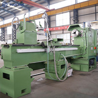 Tour à lit déporté robuste CA6280B-2000, machine de tournage manuelle de haute précision pour le travail de gros arbres
