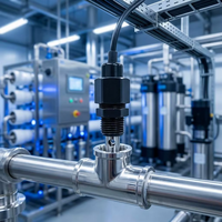 Transmetteur de qualité de l'eau TDS EC en ligne, RS485 4-20mA, sonde de conductivité industrielle pour les systèmes d'épuration des eaux usées, d'osmose inverse et d'hydroponie