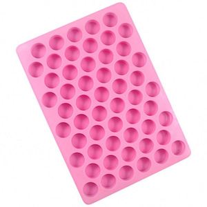Mini Molde Vertical de Silicona de 55 Cilindros para Cera de Sellado Redonda, Herramientas para Preparación de Pasteles de Chocolate - Product Image 3