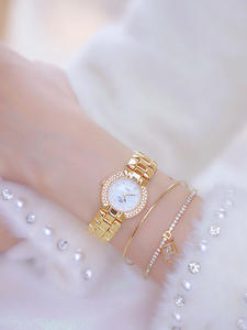 Elegante Reloj de Cristal para Mujer, Reloj de Pulsera de Cuarzo con Cadena Delgada - Product Image 4