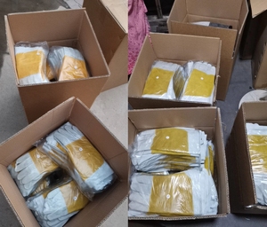 Guanti da Saldatura in Pelle Bovina Resistente, Termoresistenti, Anti-Scottatura, con Palmo Rinforzato, Guanti da Lavoro di Sicurezza per Saldatori MIG/TIG - Product Image 4