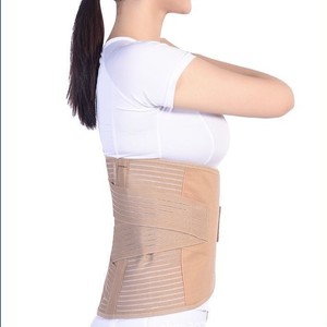 Ceinture de soutien lombaire de 33 cm de large, respirante, orthèse médicale pour la fixation thoracique et lombaire, récupération postopératoire - Product Image 2