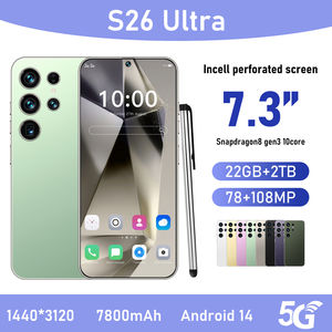 Smartphones S26 <span class=keywords><strong>Ultra</strong></span> Originales, 22GB+2TB, 5G, Doble SIM, Cámara Trasera HD de 108MP, Pantalla de 7.3 Pulgadas, Android 14, 100W, Reconocimiento Facial, Deca Core, Español - Product Image 4