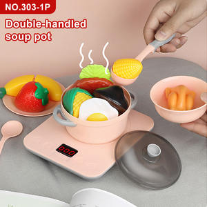 Coffret cadeau européen personnalisé, ensemble de cuisine pour enfants, <span class=keywords><strong>jouet</strong></span> musical électronique avec accessoires pour cadeaux d'anniversaire - Product Image 5