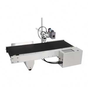 Equipo Automático de Impresión de Códigos para Pequeños Lotes con Cinta Transportadora para Botellas de Plástico, Cajas de Entrega Exprés, Cartones de Leche - Product Image 2