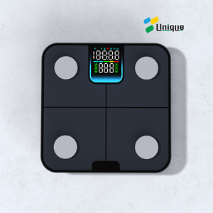 शेनजेन अच्छा वजन पैमाने 180 किलोग्राम पोर्टेबल ब्लूटूथ बॉडी फैट स्केल को मापने वाले वसा द्रव्यमान डिजिटल वजन स्केल 4 इलेक्ट्रोड - Product Image 1