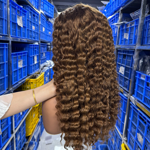 Unprocessed Brazilian Raw Human Hair <b>Wig</b> Water <b>Deep</b> <b>Wave</b> Swiss Lace Front <b>Wig</b> Vendor's Transparent Lace Frontal <b>Wigs</b> for Women - Product Image 1
