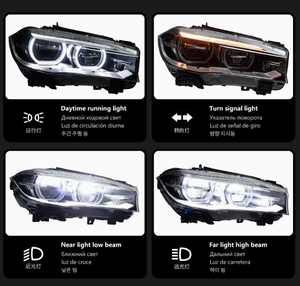 AURON <b>Plug</b> and Play 12V 36W <b>LED</b> Laser Headlights for X5 F15 2014-2018 Auto Front Lamps New Daytime Running <b>Lights</b> - Product Image 5
