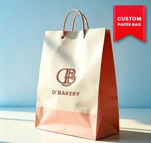 Sacs d'emballage en papier pour boulangerie sur mesure, écologiques, fabriqués sur commande, tailles et styles variés - Product Image 1