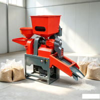 Nouvelle machine à riz combinée 2026 avec rouleau à tamis long et réglages de pression multiples pour la production de riz entier de haute qualité pour petits moulin à riz