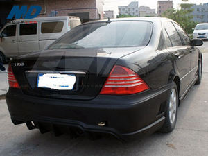 Combinaison noire en Fiber de verre, pour Mercedes <span class=keywords><strong>Benz</strong></span> classe S W220, 1998 — 2005 - Product Image 3