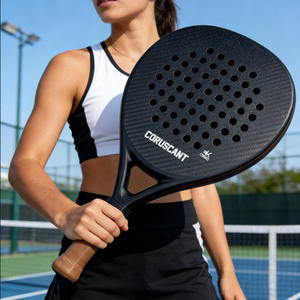 <span class=keywords><strong>Racchetta</strong></span> da <span class=keywords><strong>Padel</strong></span> in Fibra di Carbonio 3K Nera |   Design a forma di goccia per un controllo ottimale della potenza |   <span class=keywords><strong>Racchetta</strong></span> da Paddle per Principianti e Professionisti - Product Image 6