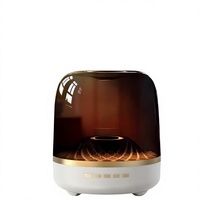 Manhattan untuk Speaker ABS Wireless Soundbox Home Desktop Subwoofer Mini Pencahayaan LED RGB Berwarna-warni