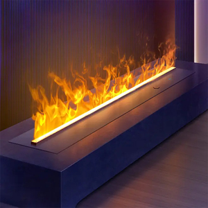 Chimenea de niebla de <span class=keywords><strong>agua</strong></span> con luz led 3d, vapor de niebla <span class=keywords><strong>el</strong></span>éctrico personalizado, 7 colores - Product Image 2