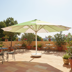 Sombrilla Grande <span class=keywords><strong>de</strong></span> Aluminio Personalizable con Logotipo a Color, Impermeable, Protección Solar, Ecológica, Plegable, Base <span class=keywords><strong>de</strong></span> Mármol para Uso <span class=keywords><strong>en</strong></span> Exteriores y Playa - Product Image 6