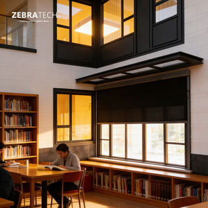 Sistema de Persiana Enrollable Motorizada con Riel, Certificación CE GREEN GUARD, Resistente al Viento, Diseño Moderno para Ventanas Francesas, Paredes de Cristal Exteriores y Patios - Product Image 2