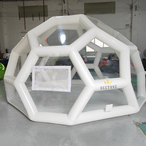 Tente gonflable hermétique d'hôtel de camping à bulles en forme de football pour l'extérieur, tente gonflable <span class=keywords><strong>Ubud</strong></span> Jungle Bubble Lodge - Product Image 2