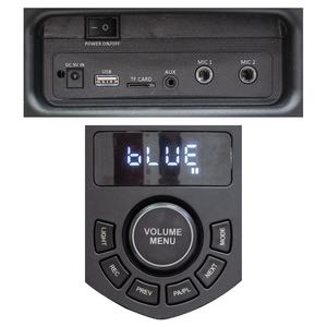 Partie 8 pouces portable pour la maison audio karaoké haut-parleur avec lecteur de musique USBTF haut-parleur de pique-nique en plein air 3D fleur panneau supérieur NDR-G08B - Product Image 4