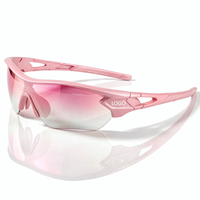 Lunettes de sport personnalisées TR90 semi-cerclées légères avec protection UV400, verres polarisés photochromiques anti-rayures en PC pour le cyclisme et la course à pied
