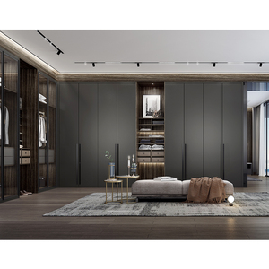 Custom Modern U Shaped Aluminum Pole System Walk in <strong>Closets</strong> Open Style <strong>Big</strong> Wardrobe - Product Image 3