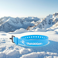 Sangle de fixation antidérapante en caoutchouc personnalisable avec logo, idéale pour le ski et le vélo de fond – Vente Flash