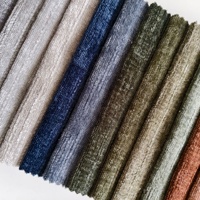 Tela de Chenilla 100% Poliéster, Tejida, Suave, Duradera, Transpirable, 350gsm, Oeko Tex, Ancho Personalizado, en Stock, para Tapicería de Sofás