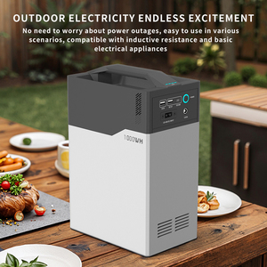 ระบบกักเก็บพลังงานแสงอาทิตย์ระดับพรีเมียม 1000wh แบตเตอรี่อายุการใช้งานยาวนานเป็นพิเศษ สถานีพลังงานแบบพกพาพร้อมระบบป้องกันหลายชั้น - Product Image 3