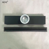 Vanne de régulation d'air rectangulaire en aluminium-zinc-plaqué avec amortisseur de feu électrique manuel et joint en silicone