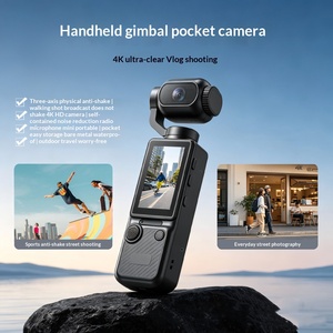 Nouvelle caméra de poche à stabilisateur portable, caméra d'action 4K pour vlog, <span class=keywords><strong>enregistreur</strong></span> portable avec carte TF pour les voyages <span class=keywords><strong>et</strong></span> l'enregistrement - Product Image 4