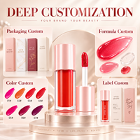 Teinte à lèvres gelée RTS 3ml, fini mat doux, waterproof, longue tenue, 7 teintes, faible MOQ 2 pièces, vente en gros, logo personnalisé