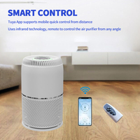 Purificateur d'air intelligent WIFI avec filtre HEPA pour la maison, fabrication OEM pour chambre à coucher