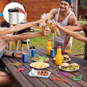 Décapsuleur porte-clés en alliage de zinc époxy, design personnalisé avec logo et couleurs, pour ouvrir les bouteilles de bière - Product Image 5