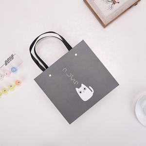 Commercio all'ingrosso su ordinazione di stampa rivetto maniglia di lusso a buon mercato sacchetti di carta con il proprio logo - Product Image 2