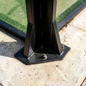 Precio de Fábrica: <span class=keywords><strong>Cancha</strong></span> de Pádel Panorámica para Exteriores, Set Completo, Fabricante de Canchas de Pádel, Red de Bolas Negra con Orificios de Malla - Product Image 4