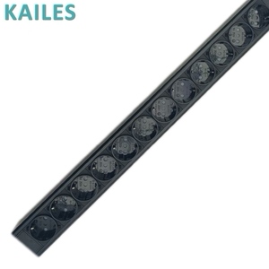 שקע חשמל תעשייתי KAILES PDU 12 שקעים C13 ניתנים לנעילה 220 וולט 16 אמפר AC חד פאזי, ניתן להתאמה אישית, מאלומיניום, בעל הספק גבוה - Product Image 4