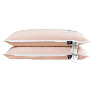Oreiller pour un bon sommeil, taille simple, ultra doux, rectangulaire, rose, pour usage domestique, oreiller pour adulte - Product Image 1
