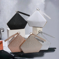 Sac à main de luxe en strass brillant pour femmes, pochette de soirée pour mariage, doublure en polyester 2024