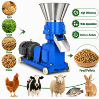 Granulateur à matrice plate pour aliments du bétail, machine à granulés pour volailles, bétail, moutons, chèvres, porcs, usage agricole à petite échelle