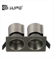 IP20 Aluminium Setengah Anti-silau 3-15W CRI 97 MR11 Kontrol Aplikasi Pintar On/Off Modul MR11 Bekerja dengan Bingkai MR11