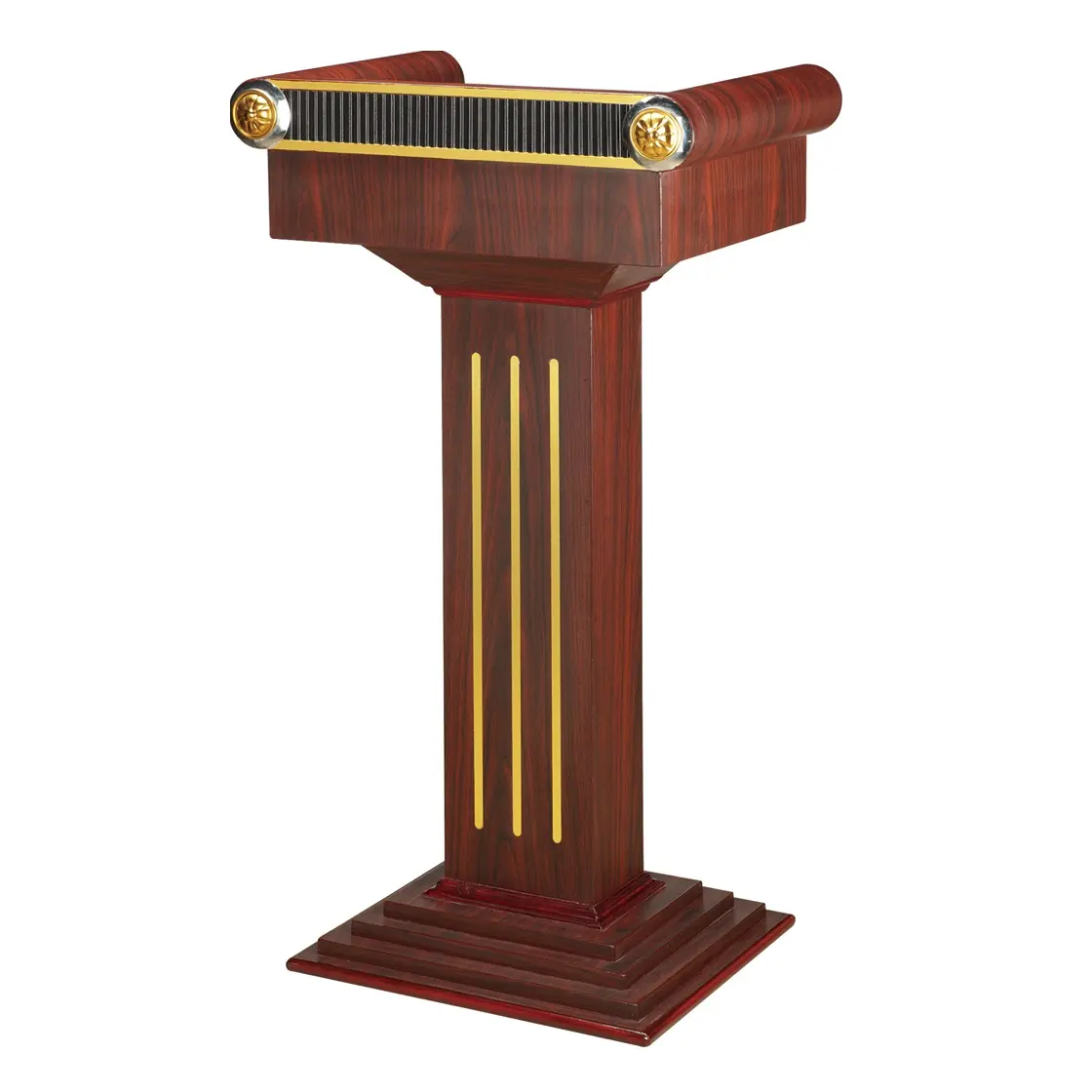 การออกแบบมืออาชีพ Speech Podium โรงแรมไม้ Lectern Pulpit/พลับพลา