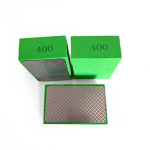 60 100 200 400 Grit köpük elmas zımpara blokları elmas el parlatma pedleri zımpara beton cam taş granit için mermer fayans - Product Image 1