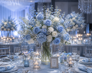 Decorazione Paesaggistica per Centri Commerciali, Cascata di Rose in Tessuto di Seta, Fiore Artificiale a 3 Teste, Vendita all'Ingrosso, Decorazione per Matrimoni - Product Image 2