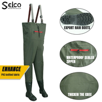 Selco simms – cuissardes respirantes streamlogic pour la chasse avec bottes, pantalon de pêche imperméable