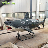 Modèle de requin animatronique d'intérieur pour les parcs à thème et les parcs d'aventure