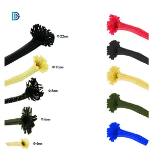 Manufactory Direct Cable Para Arm Aramid Fiber Braided Aramid Sleeve