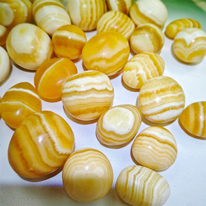 All'ingrosso pietre cadute di <span class=keywords><strong>Calcite</strong></span> arancione cristalli caduti pietre per la meditazione - Product Image 2