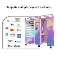 Machine distributrice de vernis à ongles DIY en libre-service, couleur personnalisée, écran tactile 21 pouces, imprimante 3D pour ongles, options de paiement multiples