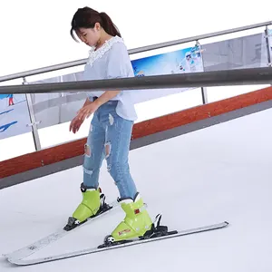 Ndoor-máquina caminadora de esquí, máquina de esquí de entretenimiento, pista de esquí giratoria